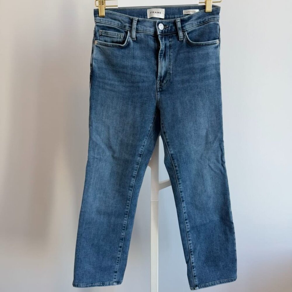 Frame Le High Straight Jeans - Size 27